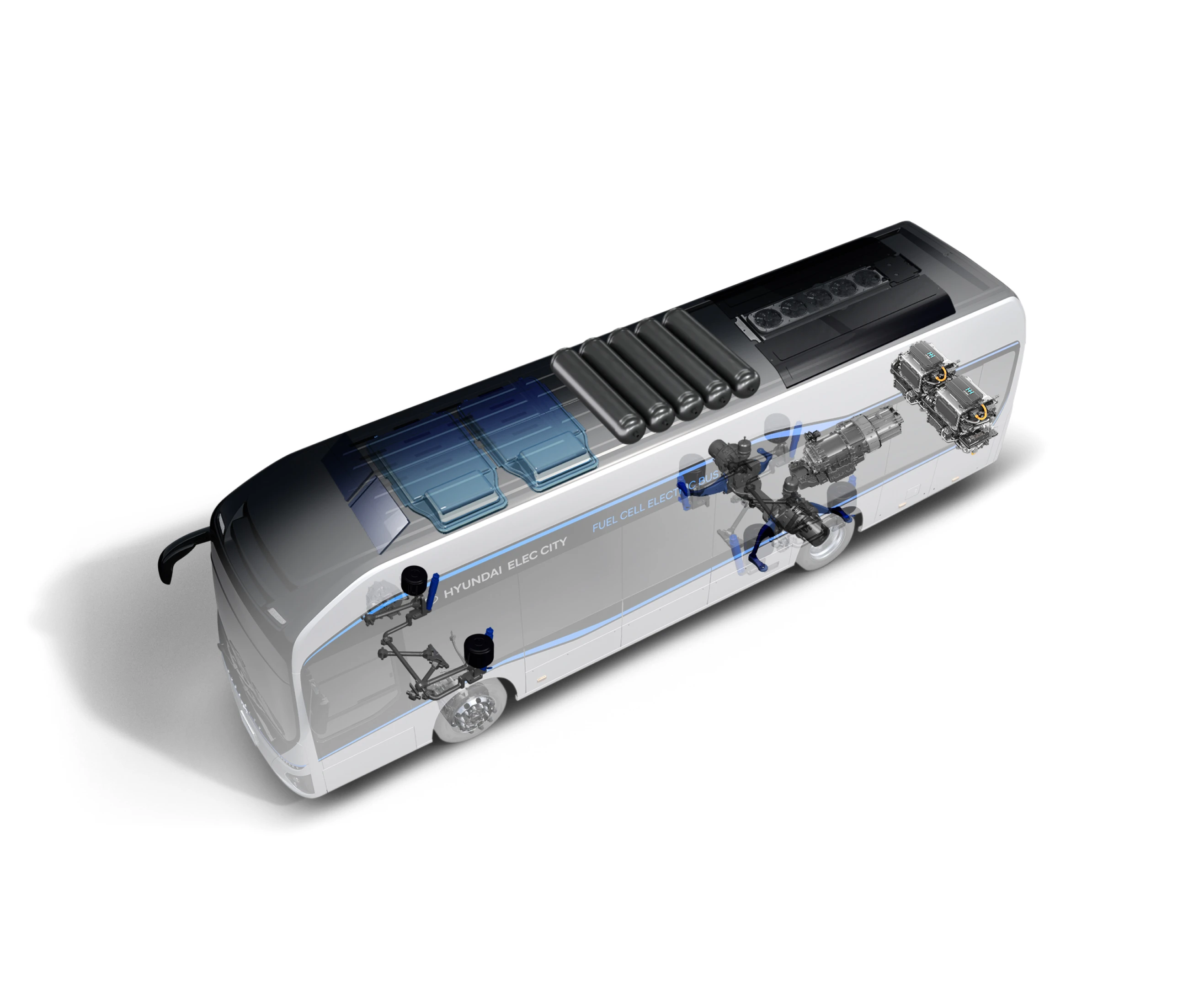 Internal System of Hyundai ELEC CITY Fuel Cell