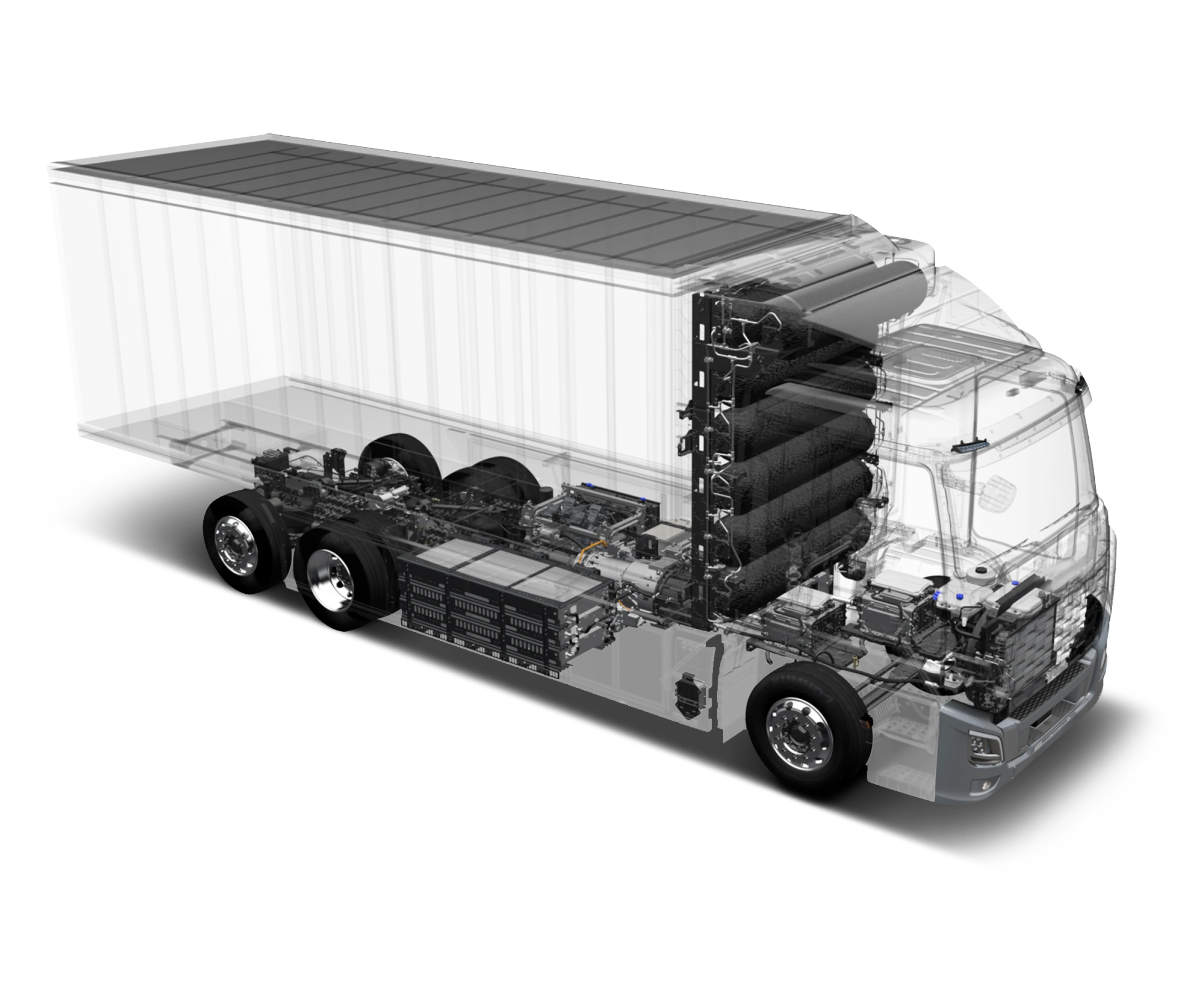 Internal System of Hyundai XCIENT Fuel Cell Truck