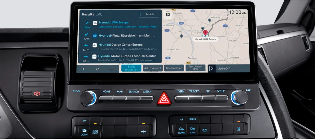 Intuitive 12.3-inch Touchscreen Popup