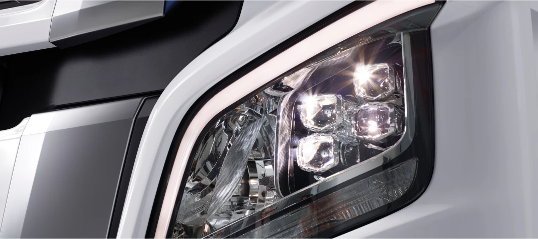 Wide LED Headlamps Popup